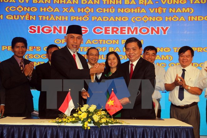 Intensifican cooperación entre localidades vietnamita e indonesia ảnh 1 Intensifican cooperación entre localidades vietnamita e indonesia ảnh 1