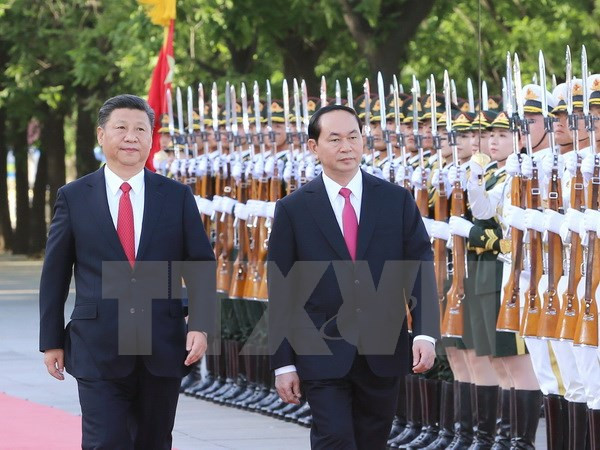 Presidente vietnamita concluye visita a China ảnh 1 Presidente vietnamita concluye visita a China ảnh 1