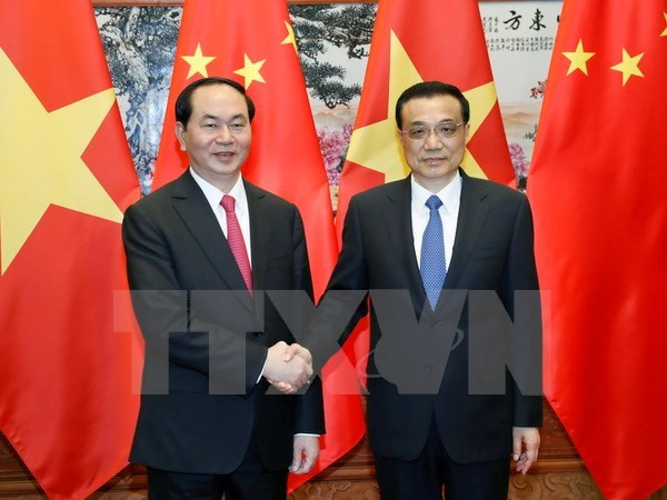 Visita de presidente vietnamita a China cosecha importantes resultados ảnh 1 Visita de presidente vietnamita a China cosecha importantes resultados ảnh 1