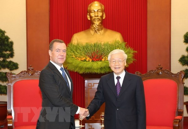 Rusia es socio confiable y de primera categoría de Vietnam, destaca máximo dirigente ảnh 1 Rusia es socio confiable y de primera categoría de Vietnam, destaca máximo dirigente ảnh 1
