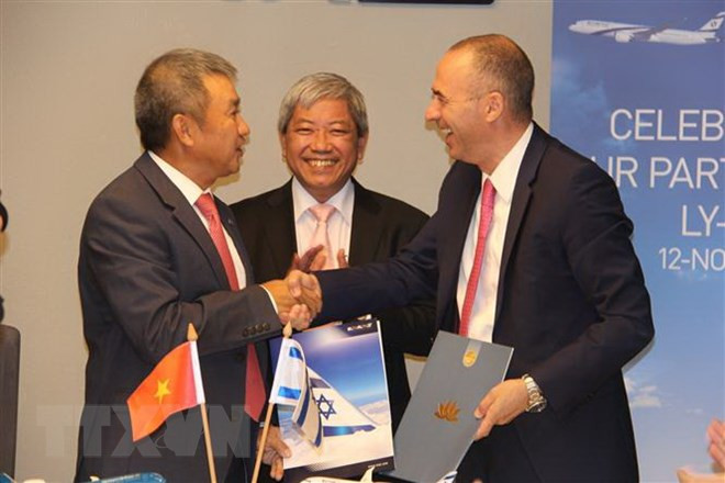  Aerolíneas vietnamita e israelí estrechan cooperación bilateral ảnh 1