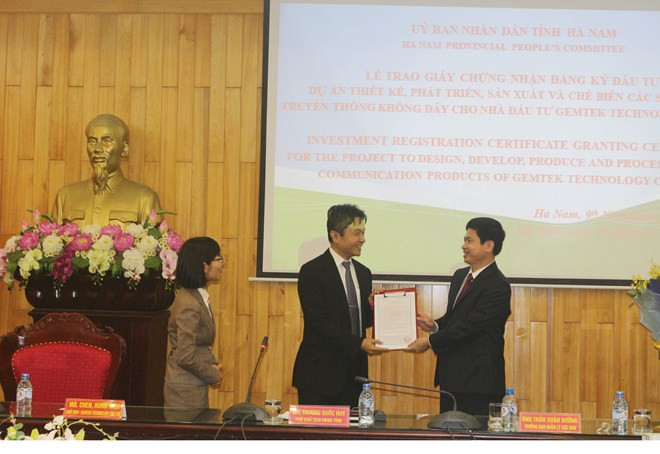 Provincia norvietnamita de Ha Nam autoriza un proyecto de 60 millones de dólares ảnh 1 Provincia norvietnamita de Ha Nam autoriza un proyecto de 60 millones de dólares ảnh 1