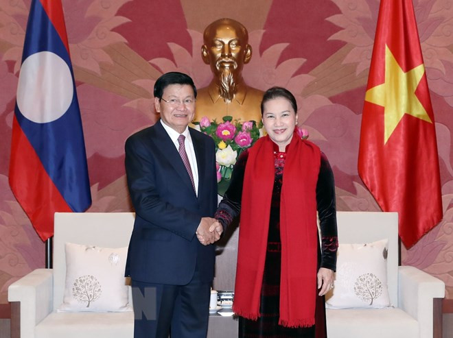 Parlamento vietnamita reafirma respaldo a cooperación intergubernamental con Laos ảnh 1 Parlamento vietnamita reafirma respaldo a cooperación intergubernamental con Laos ảnh 1