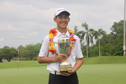 Niño vietnamita de 13 años figura en el Ranking Mundial de Golf Aficionado ảnh 1 Niño vietnamita de 13 años figura en el Ranking Mundial de Golf Aficionado ảnh 1
