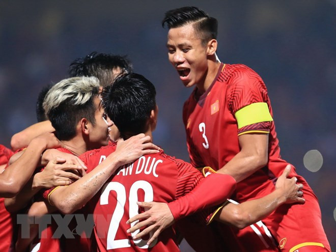 Equipo de fútbol de Vietnam concluye preparativos para Copa Asiática 2019 ảnh 1 Equipo de fútbol de Vietnam concluye preparativos para Copa Asiática 2019 ảnh 1