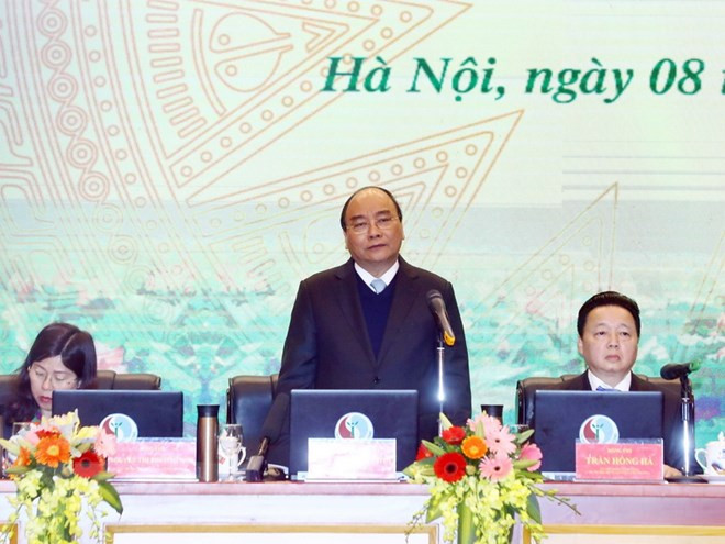 Premier de Vietnam destaca logros del sector de recursos naturales y medio ambiente en 2018 ảnh 1 Premier de Vietnam destaca logros del sector de recursos naturales y medio ambiente en 2018 ảnh 1