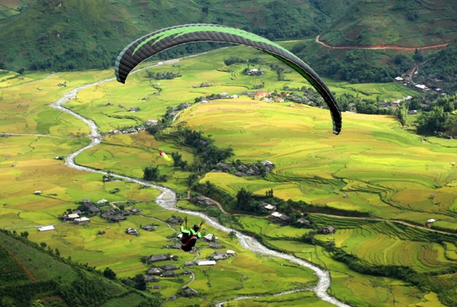 Festival de Parapente para contemplar arrozales de Mu Cang Chai ảnh 1