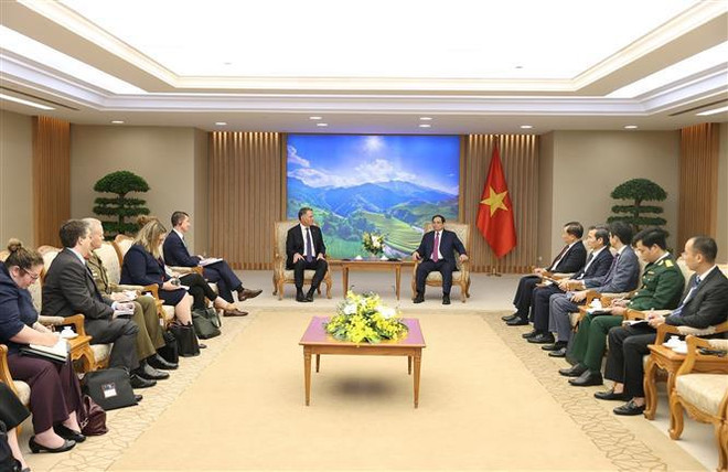 Premier vietnamita recibe a vicepremier y ministro de Defensa de Australia ảnh 2
