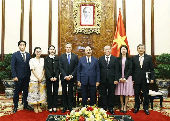 Presidente vietnamita recibe al embajador saliente de Chile ảnh 1 Presidente vietnamita recibe al embajador saliente de Chile ảnh 1