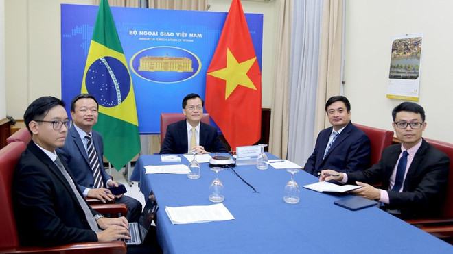 Cancillerías de Vietnam y Brasil promueven cooperación multifacética ảnh 1 Cancillerías de Vietnam y Brasil promueven cooperación multifacética ảnh 1