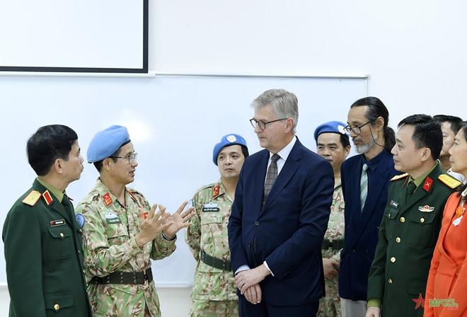 Vietnam y ONU refuerzan cooperación en mantenimiento de la paz ảnh 2 Vietnam y ONU refuerzan cooperación en mantenimiento de la paz ảnh 2