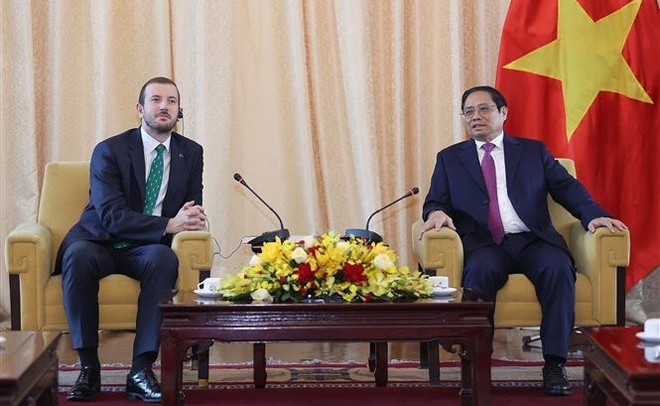 Premier vietnamita recibe a Alto Comisario Europeo de Medio Ambiente, Océanos y Pesca ảnh 1 Premier vietnamita recibe a Alto Comisario Europeo de Medio Ambiente, Océanos y Pesca ảnh 1