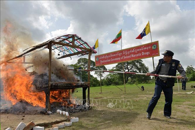 Myanmar incauta drogas por más de 13 mil millones de dólares ảnh 1