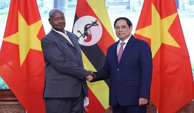 Primer ministro vietnamita aboga por profundizar nexos con Uganda ảnh 1 Primer ministro vietnamita aboga por profundizar nexos con Uganda ảnh 1