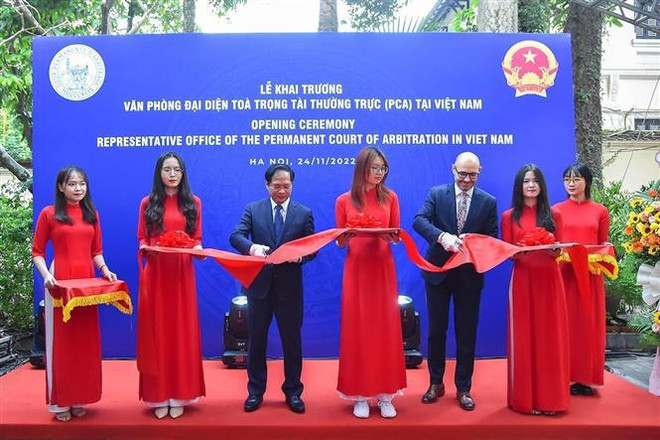 Inauguran oficina de representación de Corte Permanente de Arbitraje en Hanoi ảnh 1 Inauguran oficina de representación de Corte Permanente de Arbitraje en Hanoi ảnh 1