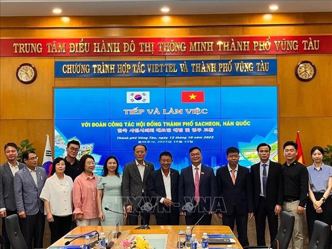 Vung Tau y la ciudad surcoreana de Sacheon fortalecen cooperación ảnh 1 Vung Tau y la ciudad surcoreana de Sacheon fortalecen cooperación ảnh 1