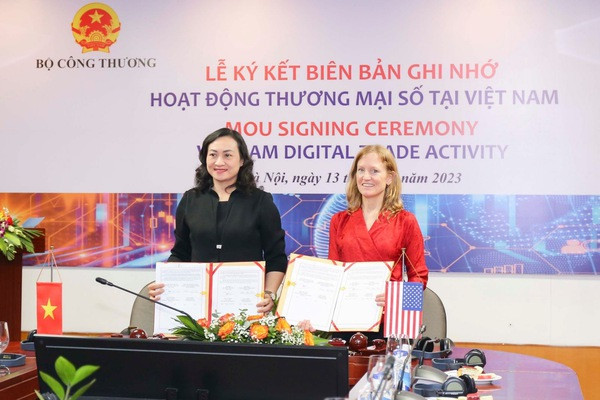 Vietnam y USAID firman un memorándum sobre comercio digital ảnh 1