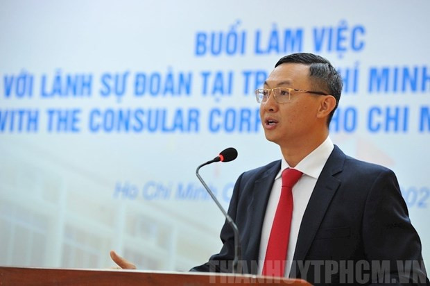 Organizan encuentro con representantes diplomáticas en Ciudad Ho Chi Minh ảnh 1 Organizan encuentro con representantes diplomáticas en Ciudad Ho Chi Minh ảnh 1