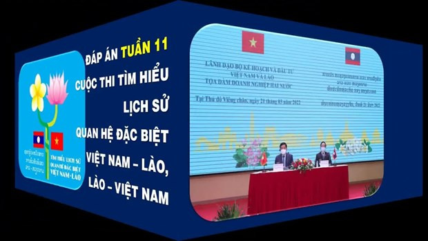 Nutrida participación en concurso sobre relaciones especiales Vietnam - Laos ảnh 1