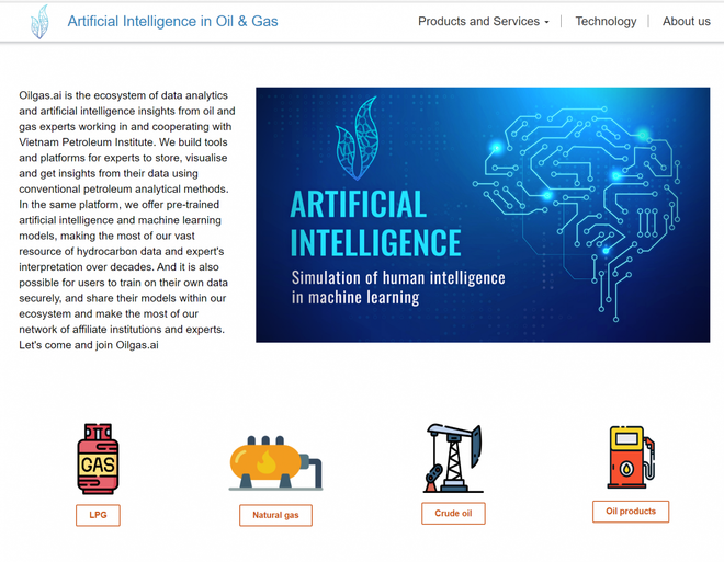 Aplican tecnología de IA en proporción con datos sobre petróleo y gas en Vietnam ảnh 1 Aplican tecnología de IA en proporción con datos sobre petróleo y gas en Vietnam ảnh 1