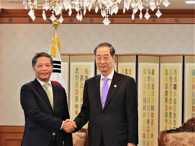 Delegación partidista de alto nivel de Vietnam se encuentra en Corea del Sur ảnh 1 Delegación partidista de alto nivel de Vietnam se encuentra en Corea del Sur ảnh 1