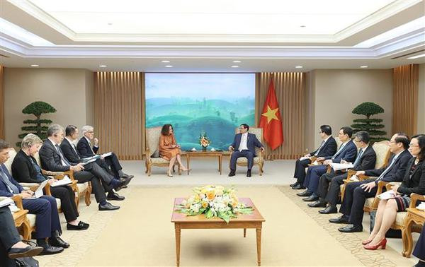 Primer ministro recibe a directora del Banco Mundial en Vietnam ảnh 1 Primer ministro recibe a directora del Banco Mundial en Vietnam ảnh 1