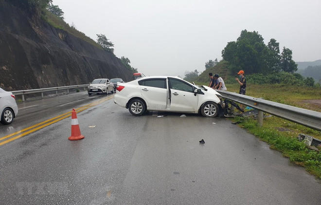 Casi 40 muertos por accidentes de tránsito en primeros dos días de asueto en Vietnam ảnh 1  Casi 40 muertos por accidentes de tránsito en primeros dos días de asueto en Vietnam ảnh 1