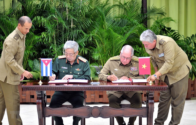 Acuerdan Vietnam y Cuba fortalecer cooperación en defensa ảnh 1 Acuerdan Vietnam y Cuba fortalecer cooperación en defensa ảnh 1