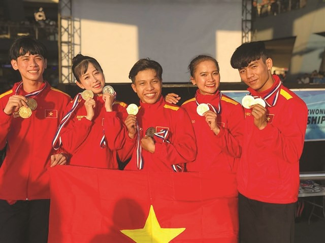 Gana Vietnam 72 medallas en el Campeonato de Taekwondo del Sudeste Asiático ảnh 1 Gana Vietnam 72 medallas en el Campeonato de Taekwondo del Sudeste Asiático ảnh 1