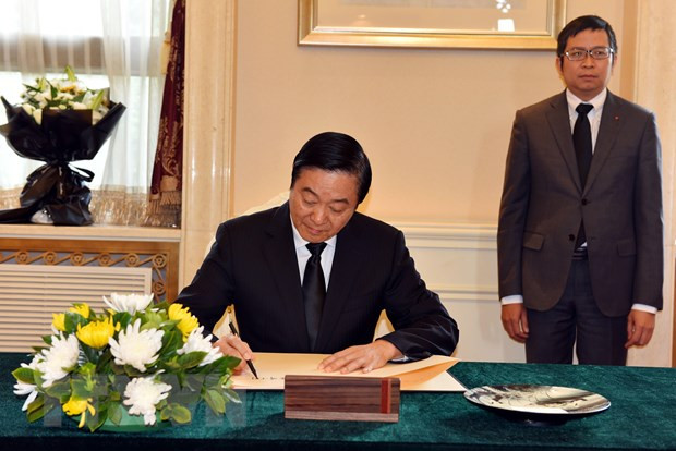 Expresan en China condolencias por fallecimiento del expresidente Le Duc Anh ảnh 1 Expresan en China condolencias por fallecimiento del expresidente Le Duc Anh ảnh 1
