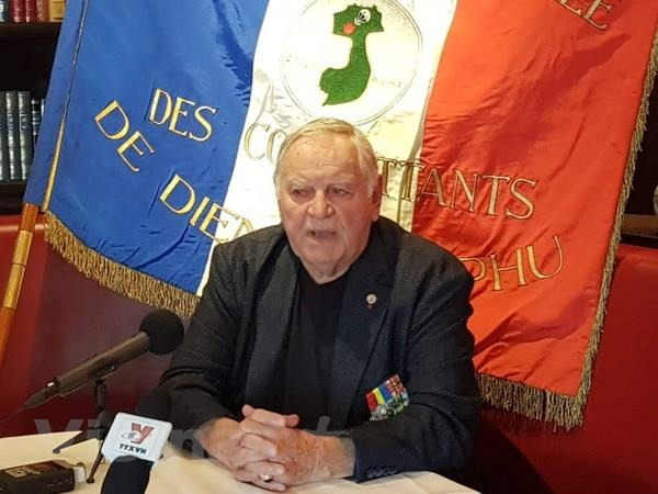 Destaca veterano francés valentía de militares vietnamitas en histórica batalla de Dien Bien Phu ảnh 1 Destaca veterano francés valentía de militares vietnamitas en histórica batalla de Dien Bien Phu ảnh 1