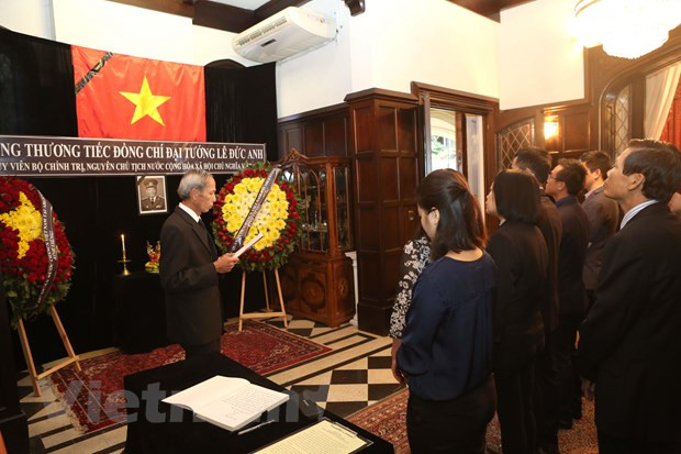 Abren en Argentina libro de condolencias en honor al expresidente vietnamita Le Duc Anh ảnh 1  Abren en Argentina libro de condolencias en honor al expresidente vietnamita Le Duc Anh ảnh 1