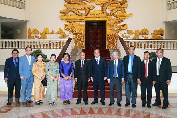 Destaca vicepremier vietnamita tradición de solidaridad con Camboya ảnh 1 Destaca vicepremier vietnamita tradición de solidaridad con Camboya ảnh 1