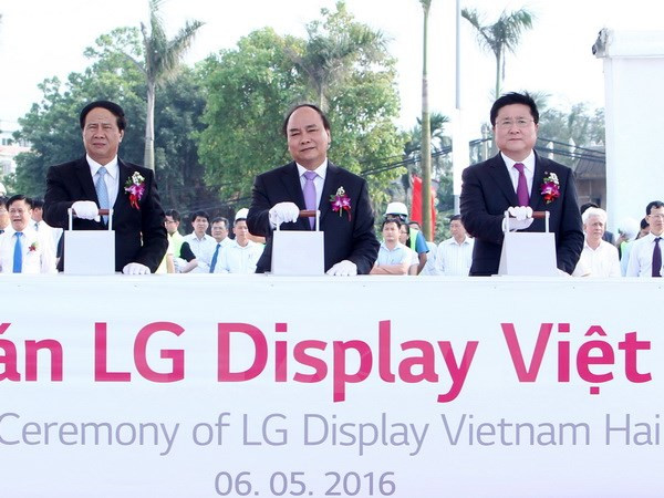 Arranca en ciudad vietnamita construcción de fábrica de pantallas OLED de LG ảnh 1
