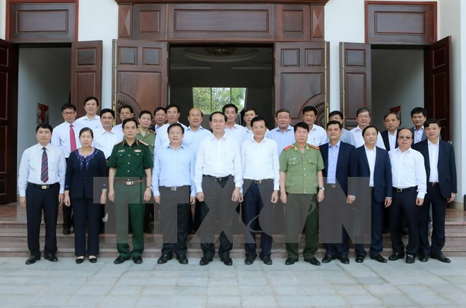 Presidente vietnamita realiza visita de trabajo a provincia montañosa ảnh 1 Presidente vietnamita realiza visita de trabajo a provincia montañosa ảnh 1
