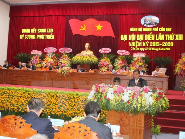 Sesionan asambleas partidistas en Can Tho y Bac Ninh ảnh 1