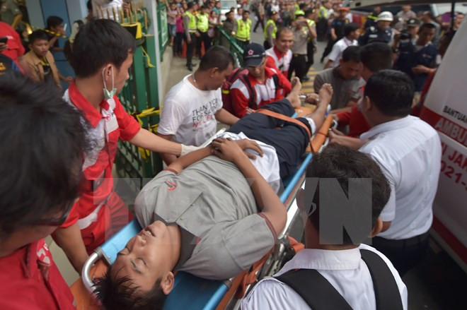 Indonesia: Colisión de dos trenes deja decenas de heridos ảnh 1 Indonesia: Colisión de dos trenes deja decenas de heridos ảnh 1