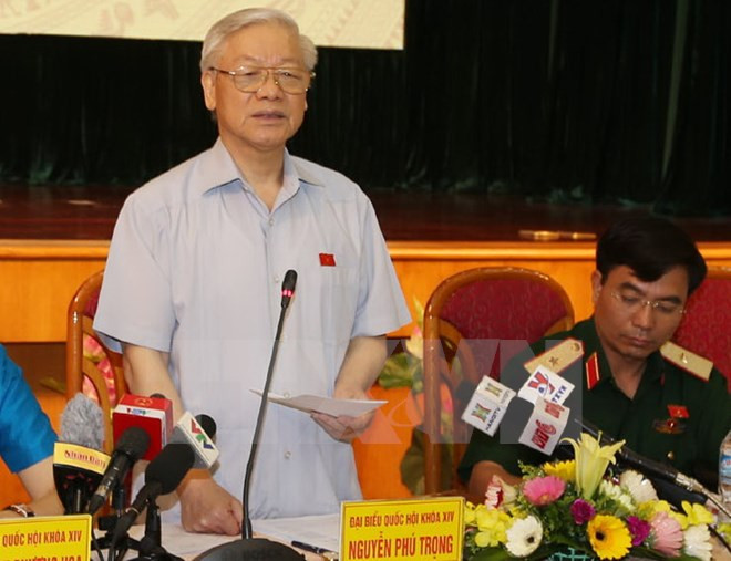 Máximo dirigente partidista de Vietnam reitera determinación contra corrupción ảnh 1 Máximo dirigente partidista de Vietnam reitera determinación contra corrupción ảnh 1