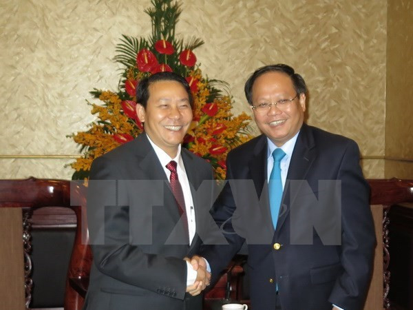 Promueven cooperación entre Ciudad Ho Chi Minh y territorio laosiano ảnh 1 Promueven cooperación entre Ciudad Ho Chi Minh y territorio laosiano ảnh 1