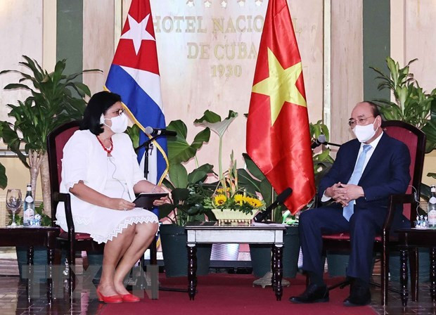 Presidente vietnamita destaca relaciones de amistad con Cuba ảnh 1 Presidente vietnamita destaca relaciones de amistad con Cuba ảnh 1