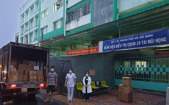 Envían desde Hong Kong (China) material antipandémico para Ciudad Ho Chi Minh ảnh 1 Envían desde Hong Kong (China) material antipandémico para Ciudad Ho Chi Minh ảnh 1