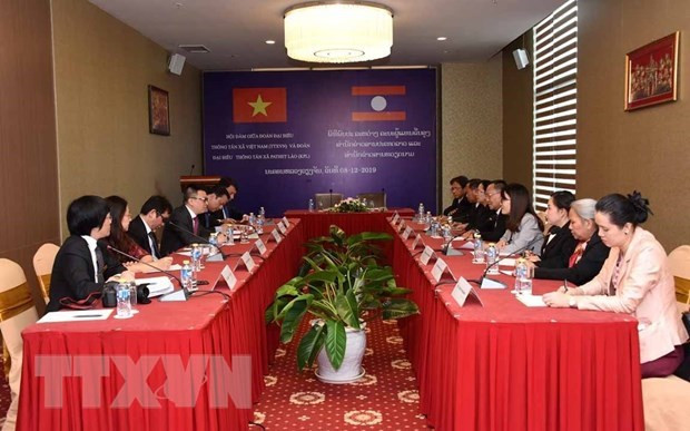 Resaltan cooperación estrecha y duradera entre agencias noticiosas de Vietnam y Laos ảnh 1 Resaltan cooperación estrecha y duradera entre agencias noticiosas de Vietnam y Laos ảnh 1