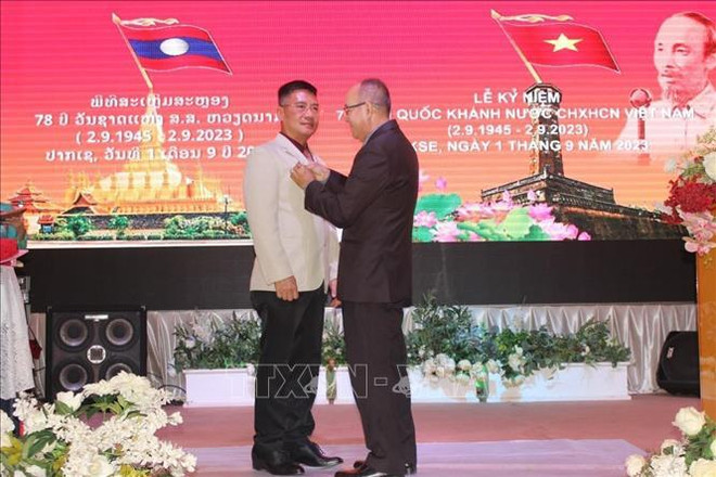 Celebran Día Nacional de Vietnam en Laos y otros países ảnh 2 Celebran Día Nacional de Vietnam en Laos y otros países ảnh 2