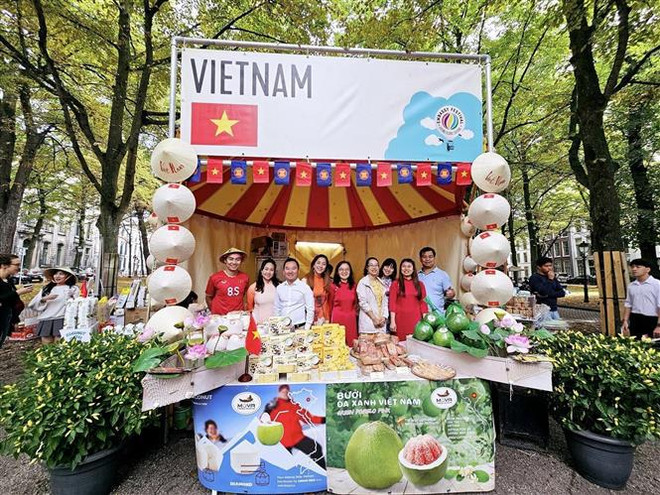 Presentan especialidades vietnamitas en Festival de Embajadas 2023 en Países Bajos ảnh 1 Presentan especialidades vietnamitas en Festival de Embajadas 2023 en Países Bajos ảnh 1