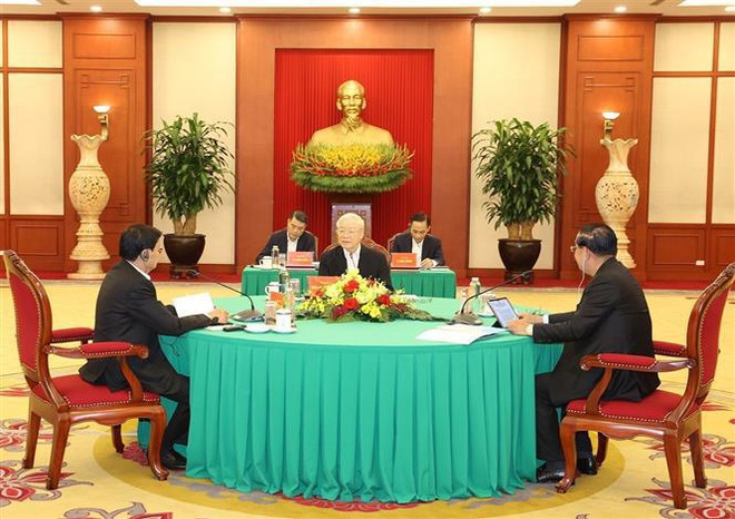 Efectúan reunión de alto nivel entre Vietnam, Camboya y Laos ảnh 1 Efectúan reunión de alto nivel entre Vietnam, Camboya y Laos ảnh 1