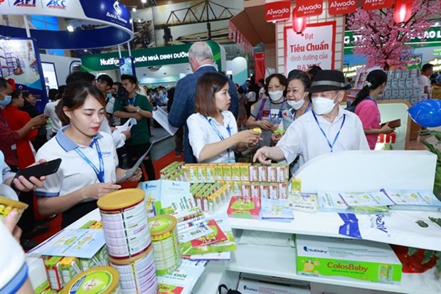 Inauguran Exposición Internacional de Productos Lácteos de Vietnam 2022 ảnh 1 Inauguran Exposición Internacional de Productos Lácteos de Vietnam 2022 ảnh 1