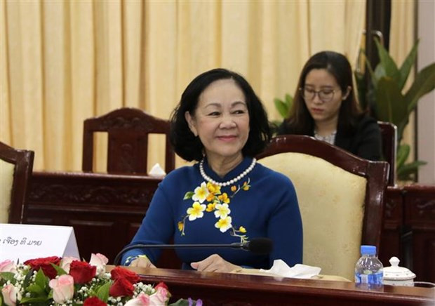 Dirigente partidista de Vietnam realiza visita a la provincia laosiana ảnh 1 Dirigente partidista de Vietnam realiza visita a la provincia laosiana ảnh 1