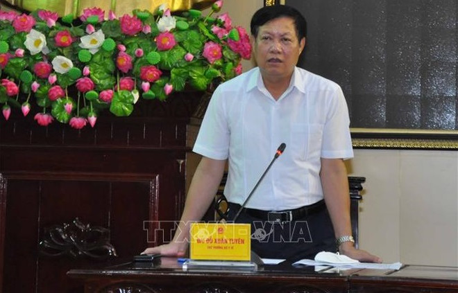 Viceministro Do Xuan Tuyen asume temporalmente dirección de Ministerio de Salud ảnh 1 Viceministro Do Xuan Tuyen asume temporalmente dirección de Ministerio de Salud ảnh 1