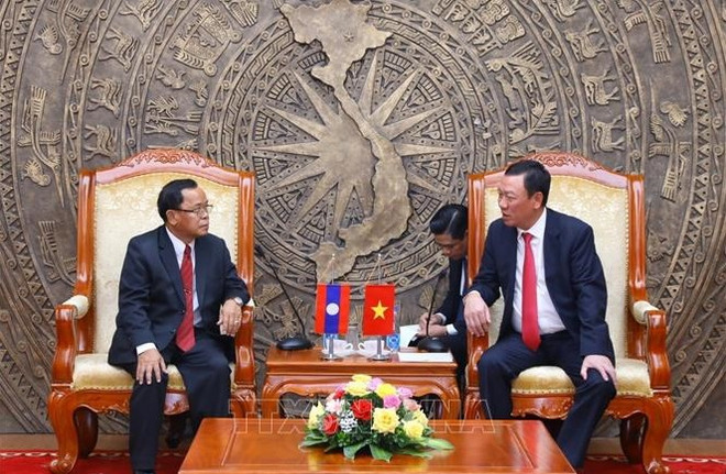 Vietnam y Laos mejoran cooperación en labor de inspección ảnh 1 Vietnam y Laos mejoran cooperación en labor de inspección ảnh 1