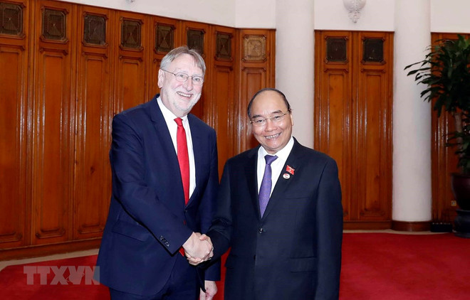 Primer ministro de Vietnam recibe a la delegación del Parlamento Europeo ảnh 1 Primer ministro de Vietnam recibe a la delegación del Parlamento Europeo ảnh 1